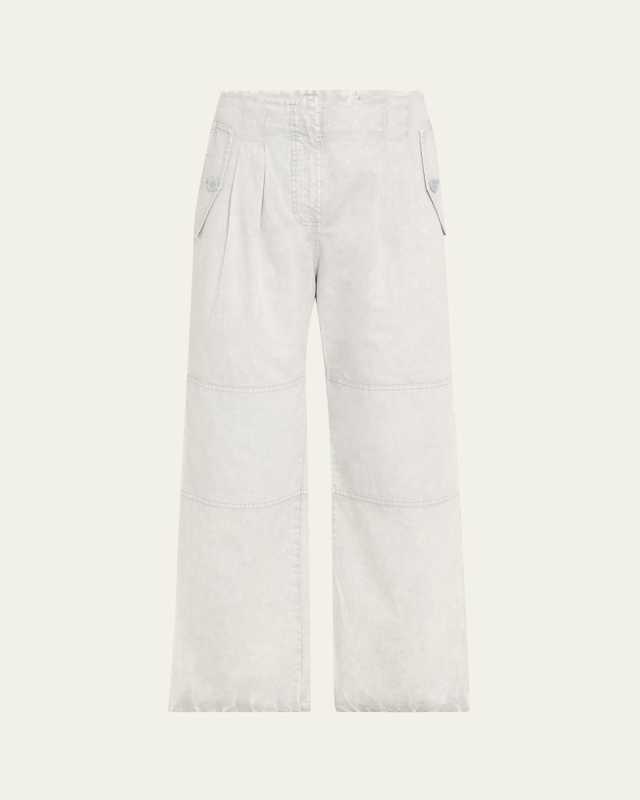 Casey High-Rise Tie Ankle Pants